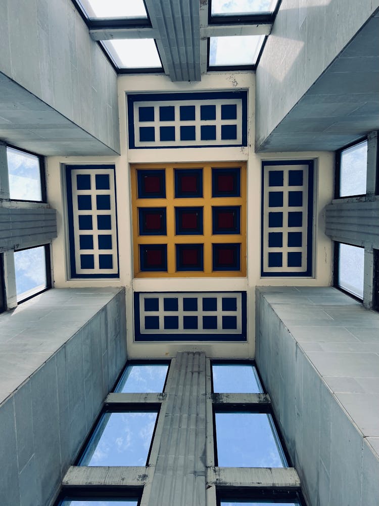 Squares Pattern On Ceiling