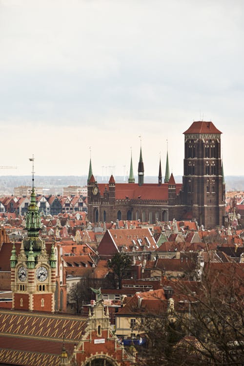 Cityscape with Cathedral in Gdansk