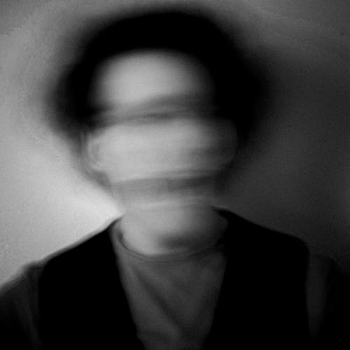 Blurred Portrait of Shouting Person