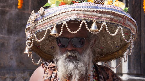 Man in Traditional Hat