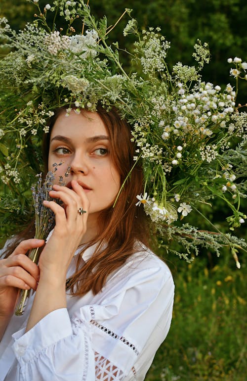 Gratis lagerfoto af blomster, fritid, krans