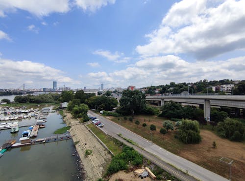 Elevated Road along Harbor in Belgrade