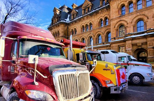Free Capital Convoy Ottawa Stock Photo