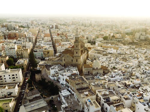 Church and Buildings in City