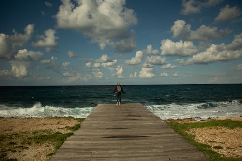 Photos gratuites de bord de mer, debout, femme