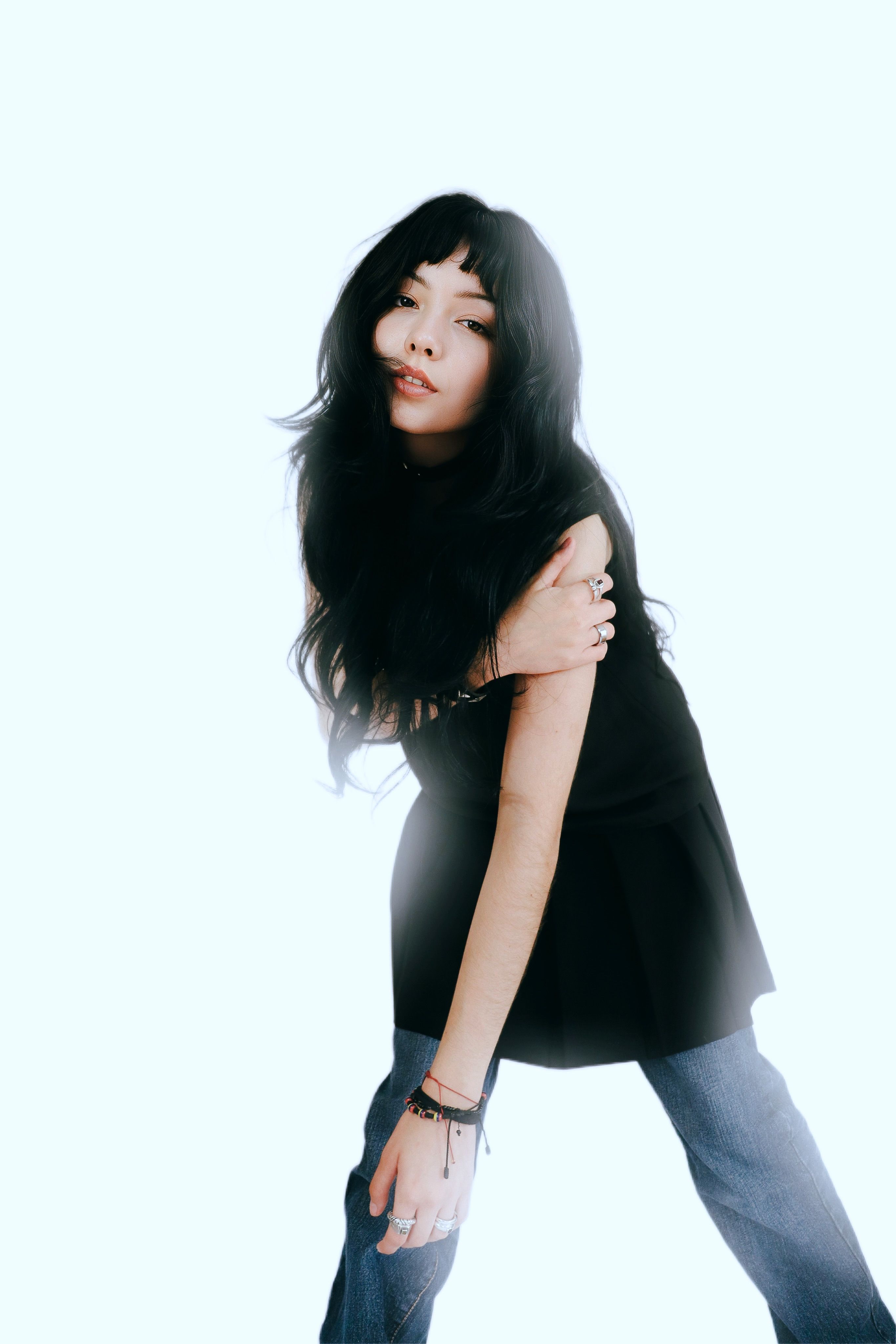 Portrait of Woman with Long, Black Hair · Free Stock Photo