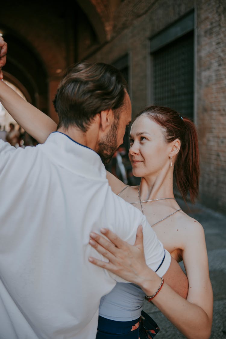 Couple Dancing In The Street