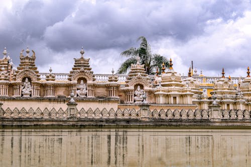 Sculpture at Mysore Palace in Karnataka, India