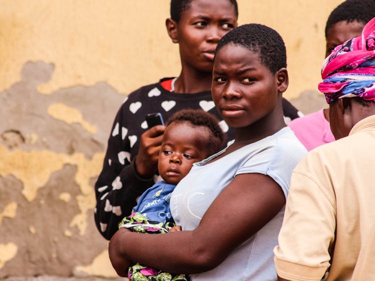 Mother Holding Baby