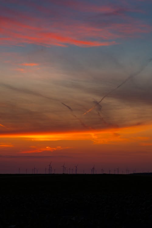 Foto d'estoc gratuïta de alba, capvespre, paisatge amb núvols