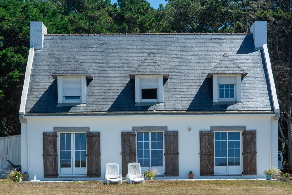Maison destinée à la location avec jardin