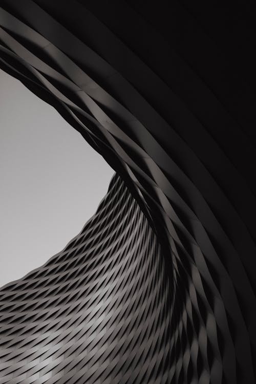 Imagine de stoc gratuită din alb-negru, arhitectură modernă, fotografiere verticală