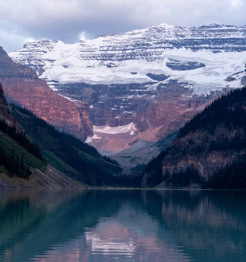 Lake among Snowed Mountains