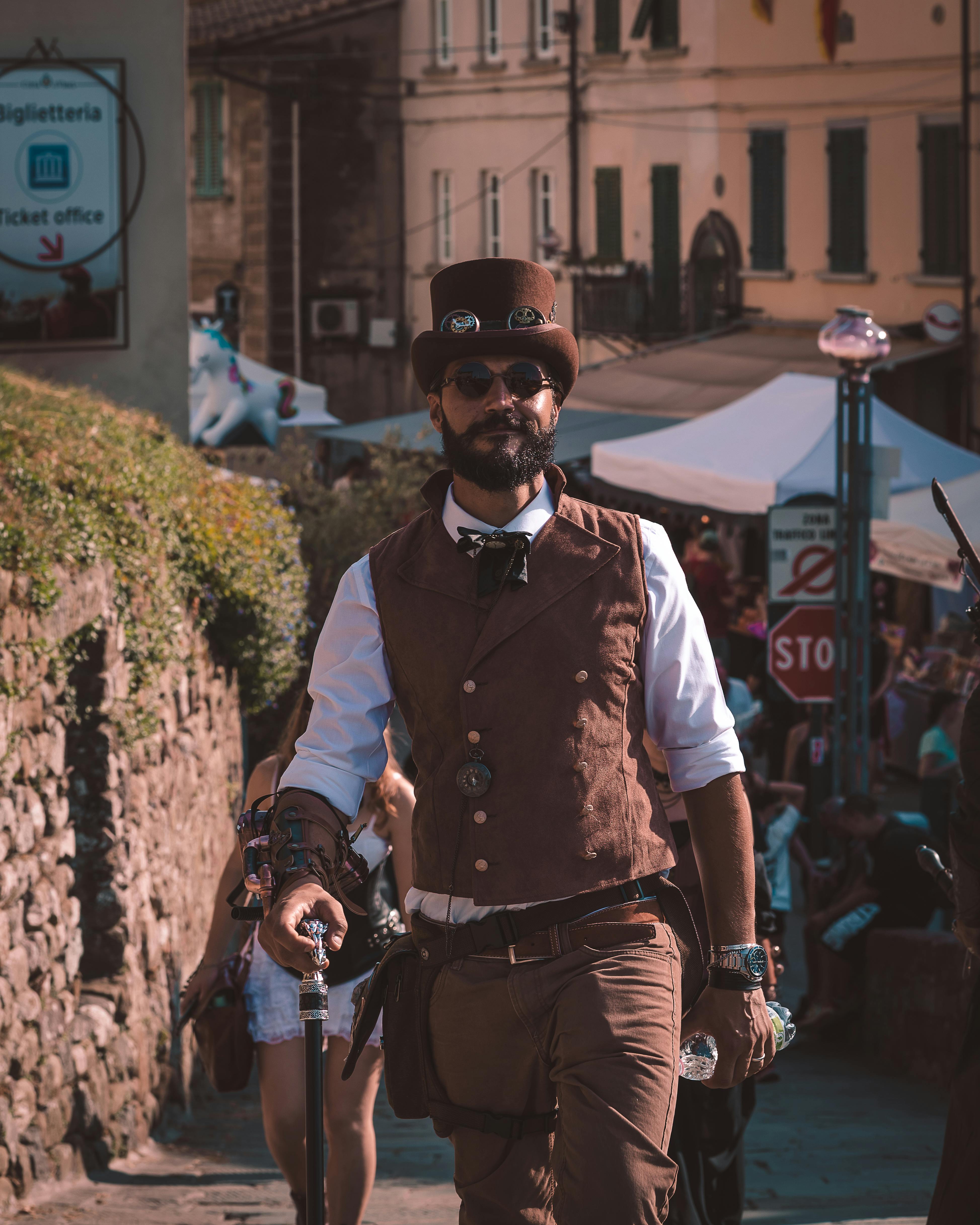 steampunk man costume