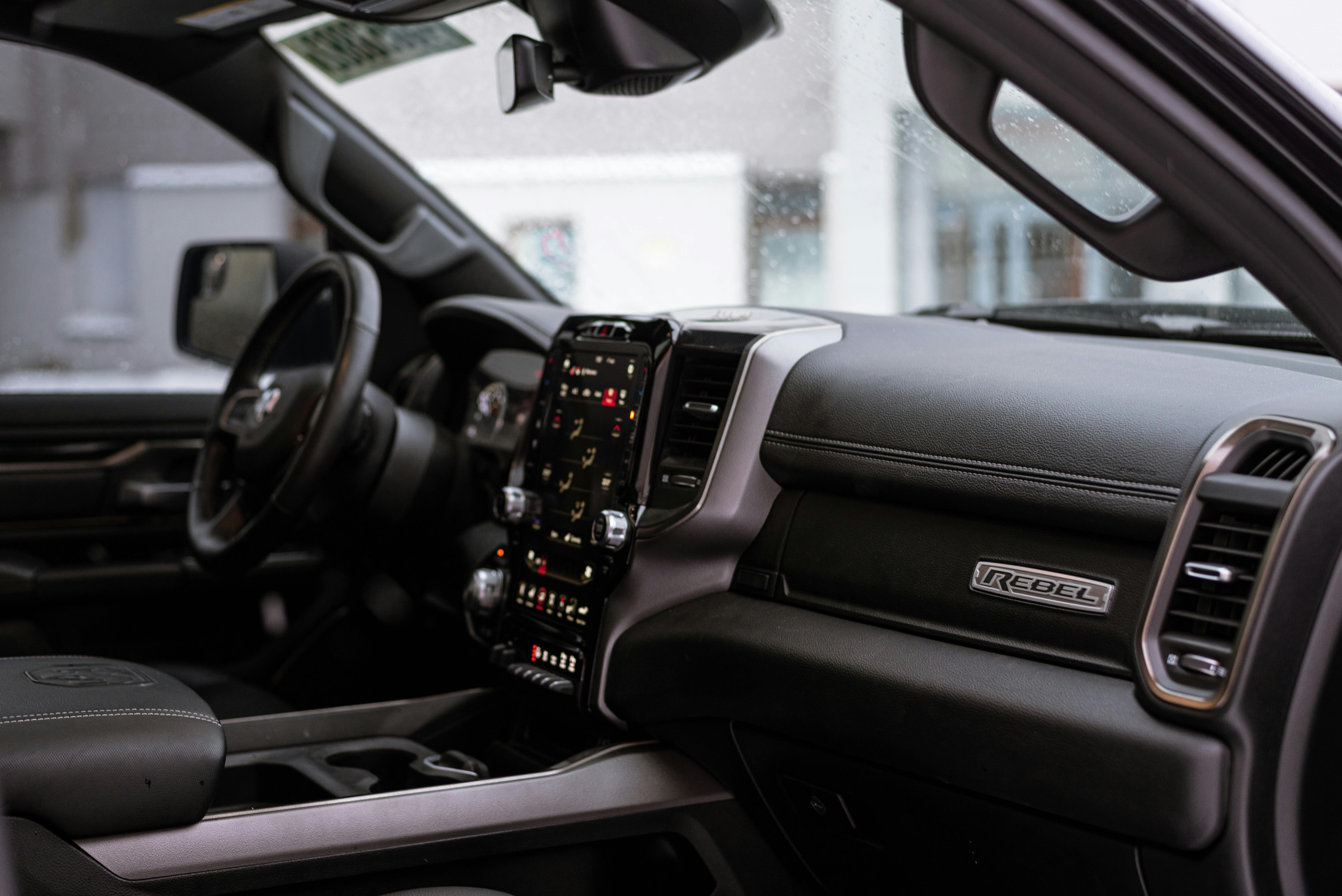 Interior of Dodge RAM 1500 Rebel