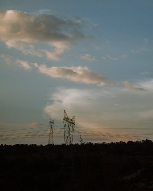 Foto profissional grátis de alvorecer, eletricidade, energia