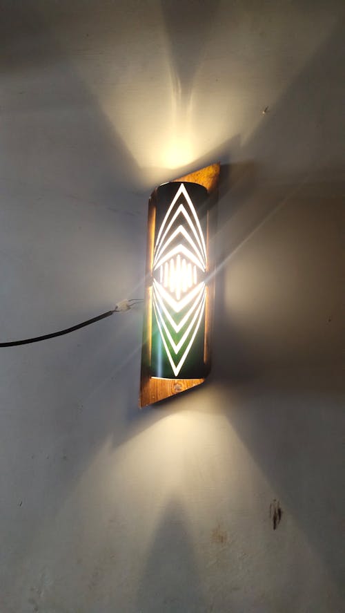 Foto profissional grátis de candeeiro de pvc, decoração de parede lam e luz, galry light