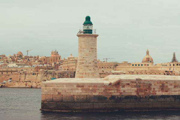 Saint Elmo Lighthouse Grand Harbour Valletta Malta