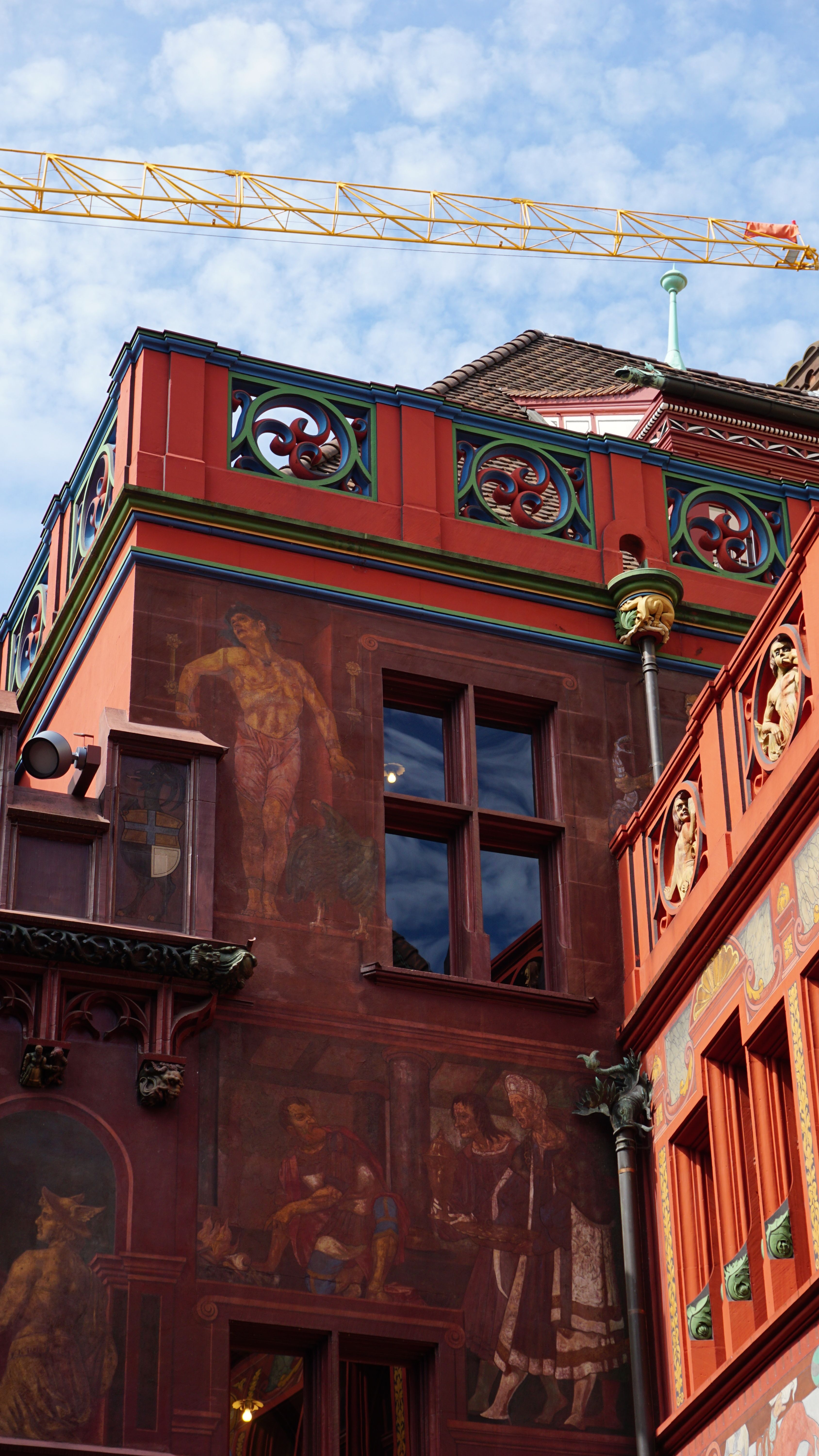 Colorful Facade of Basel Rathaus in Switzerland · Free Stock Photo
