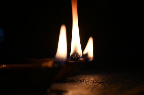 Free clay lamp Stock Photo