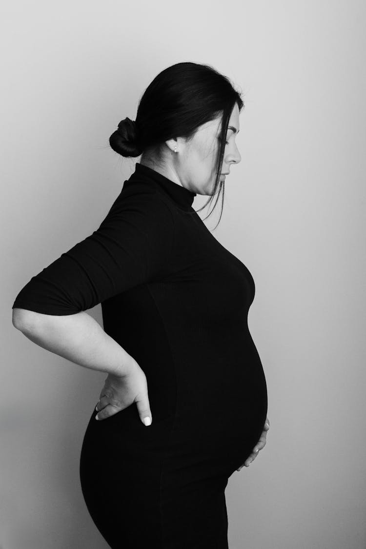 Pregnant Woman In Dress