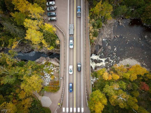 Gratis stockfoto met auto's, autorijden, bomen