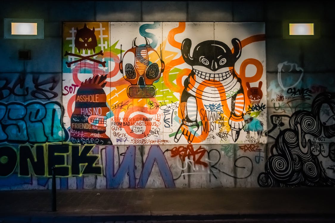 Základová fotografie zdarma na téma graffiti, umění