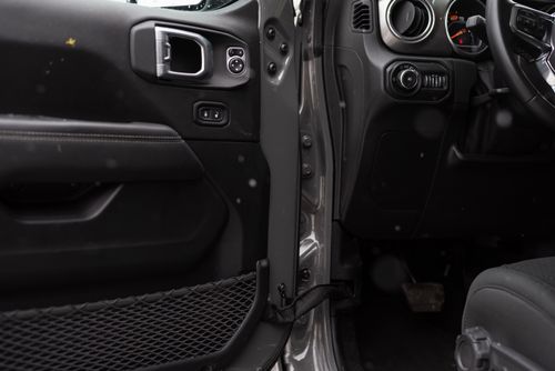 Free Detailed interior shot of a car showing the door panel and part of the dashboard. Stock Photo