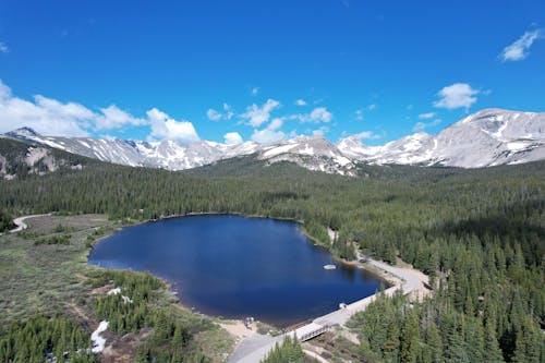 Brainard Lake, Colorado Aerial Shot