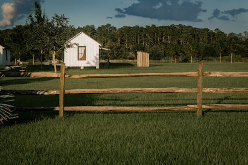 ファーム, フェンス, 木製の無料の写真素材