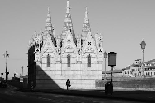 Δωρεάν στοκ φωτογραφιών με ασπρόμαυρο, αστικός, εκκλησία santa maria della spina