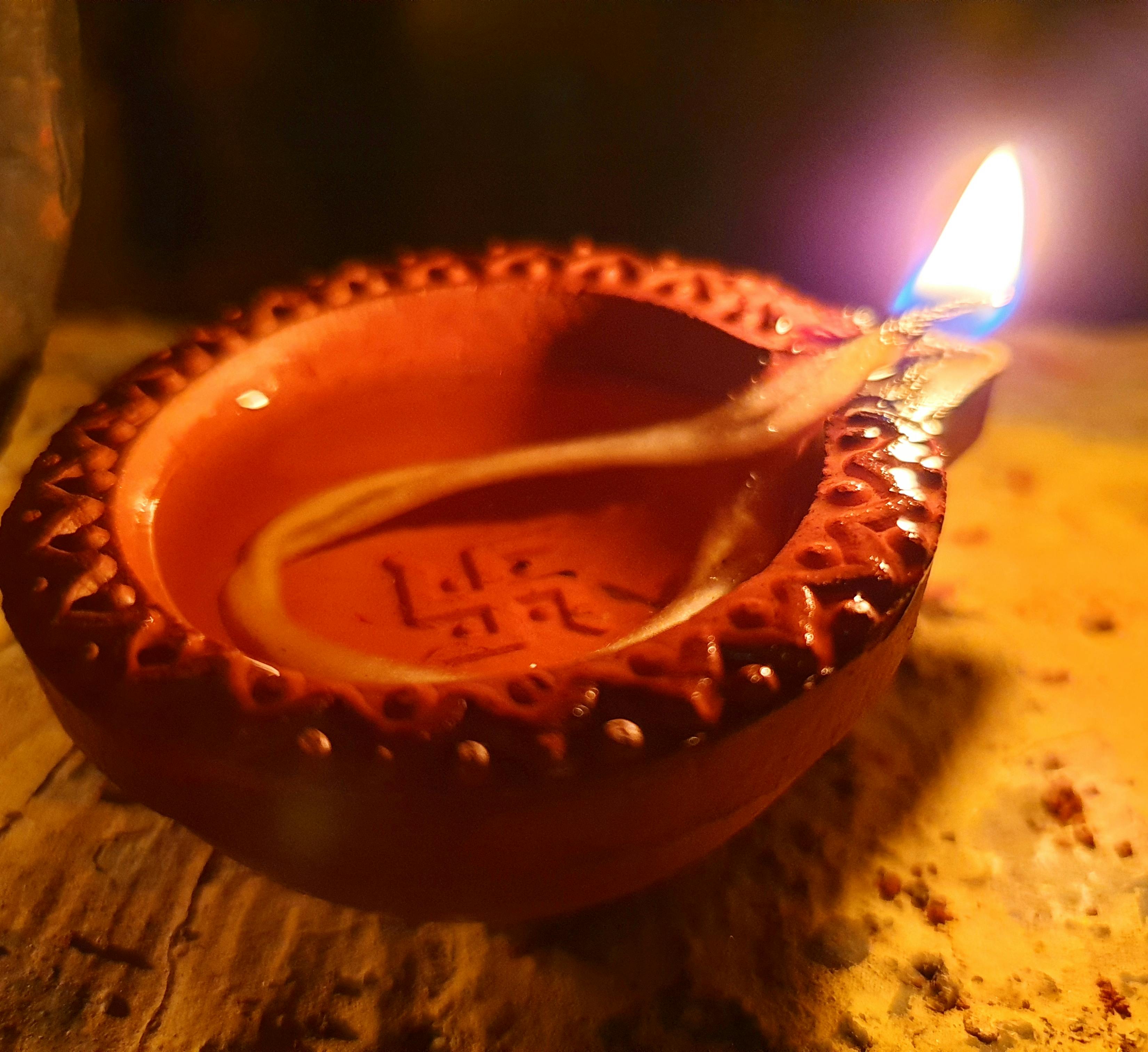 Free stock photo of capture, clay lamp, diwali