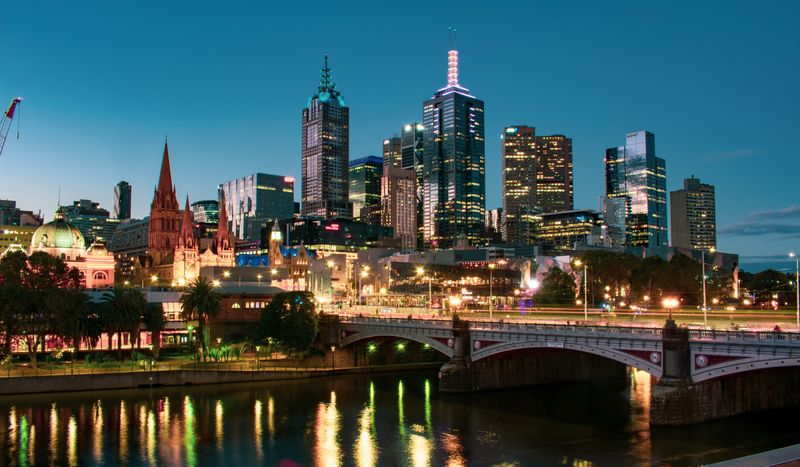 Melbourne CBD streetscape near Flinders Lane studio location