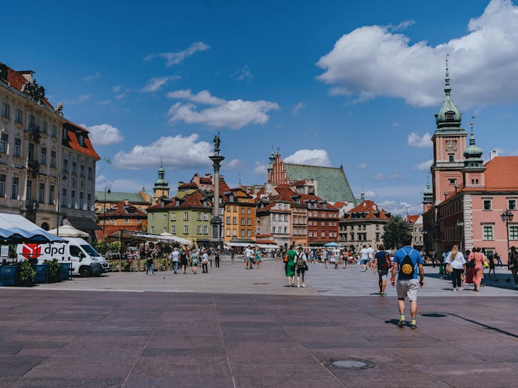 Square In Old Town In Warsaw