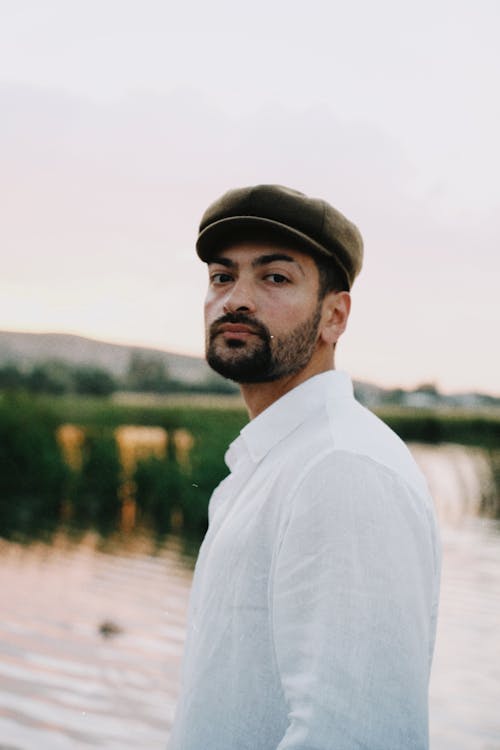 Portrait of a Man Wearing a Hat 