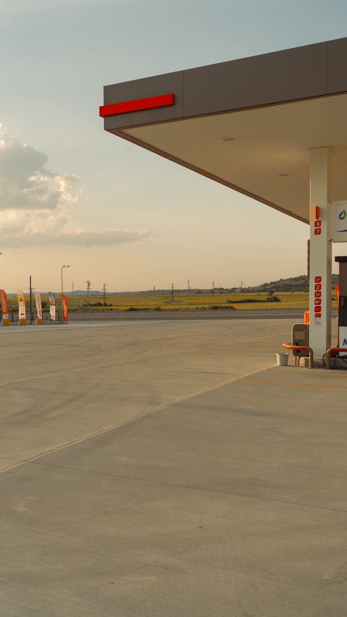Instalaciones de una estación de combustible