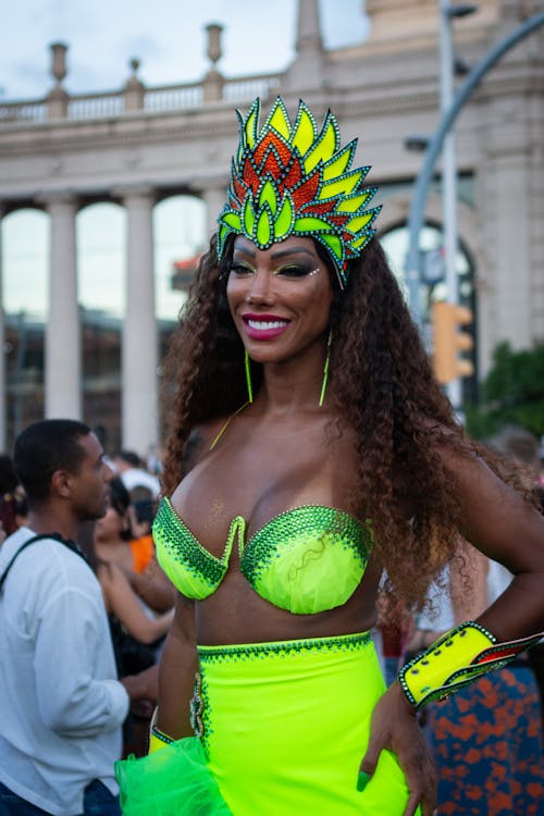 Woman in a Carnival Costume 