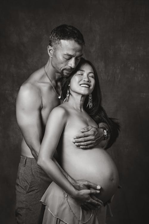 Portrait of a Man Embracing his Pregnant Wife 