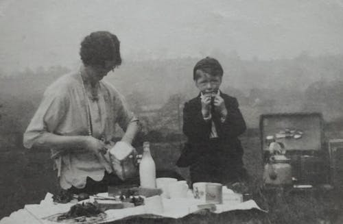 Darmowe zdjęcie z galerii z czarno-biały, monochromatyczny, piknik