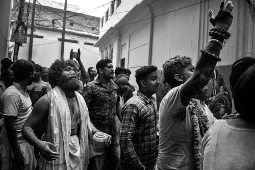 Sadhu in Crowd during Ritual