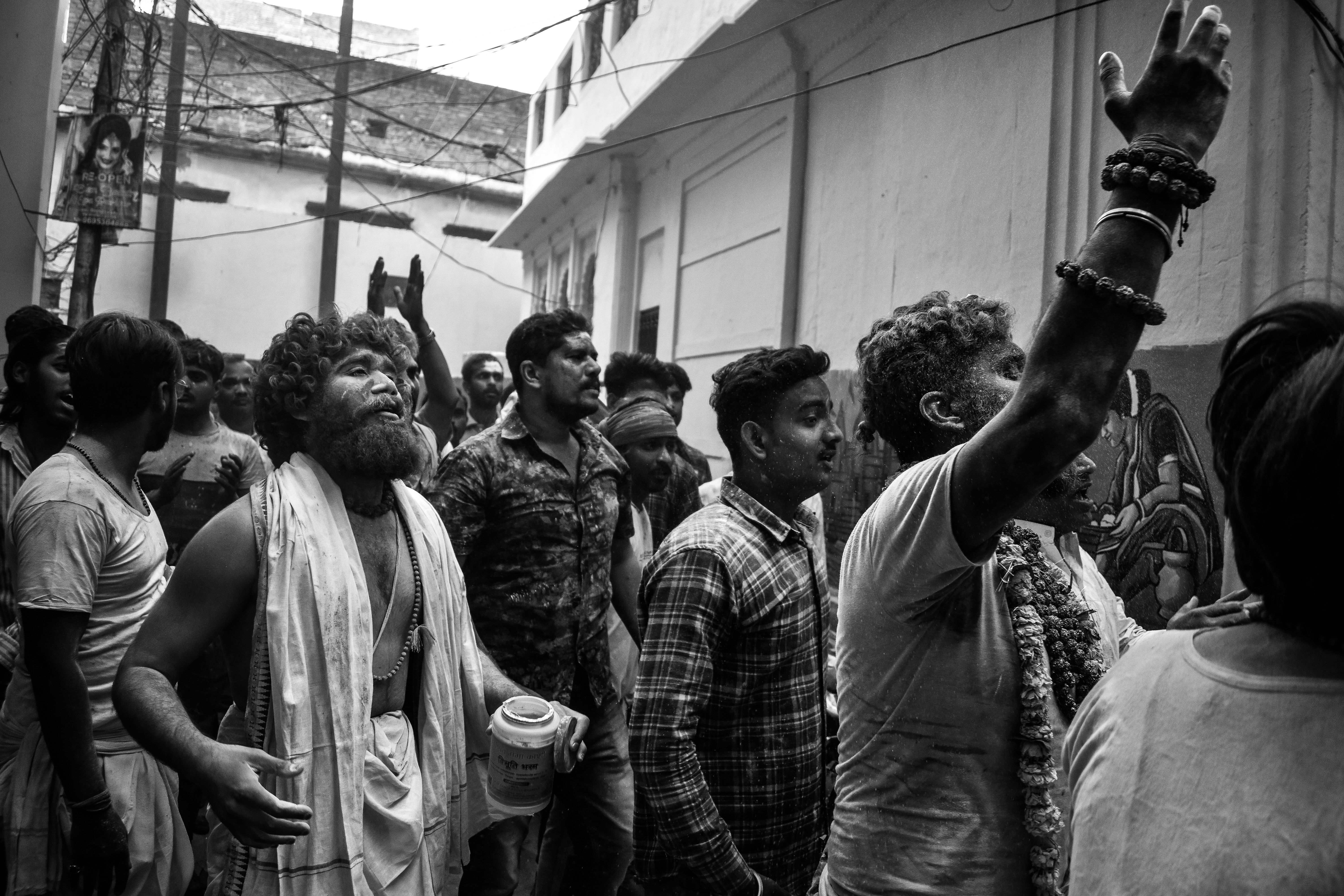 Sadhu in Crowd during Ritual · Free Stock Photo