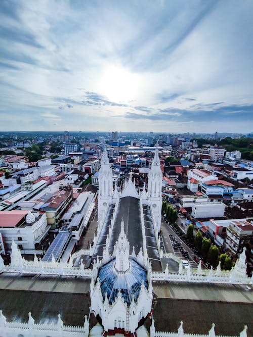 Our Lady of Dolours Basilica in Thrissur, India