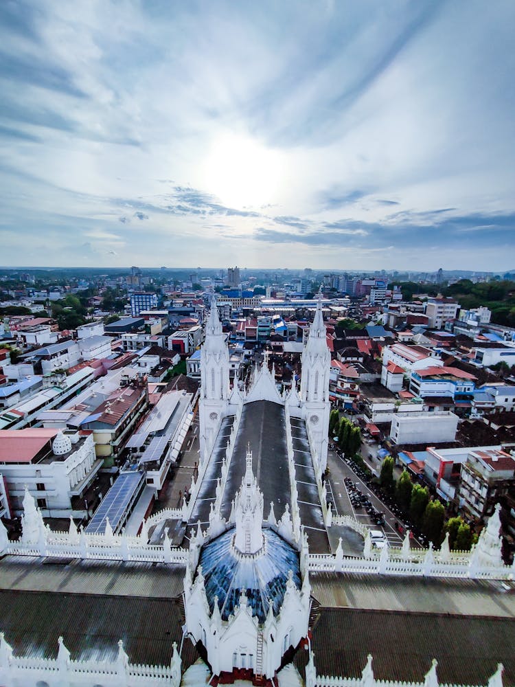 Our Lady Of Dolours Basilica In Thrissur, India