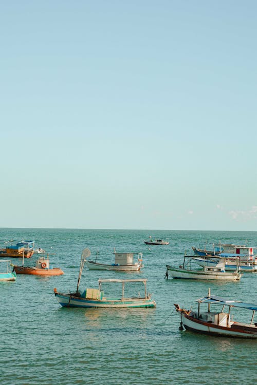 Foto d'estoc gratuïta de amarrat, barques de pesca, Costa