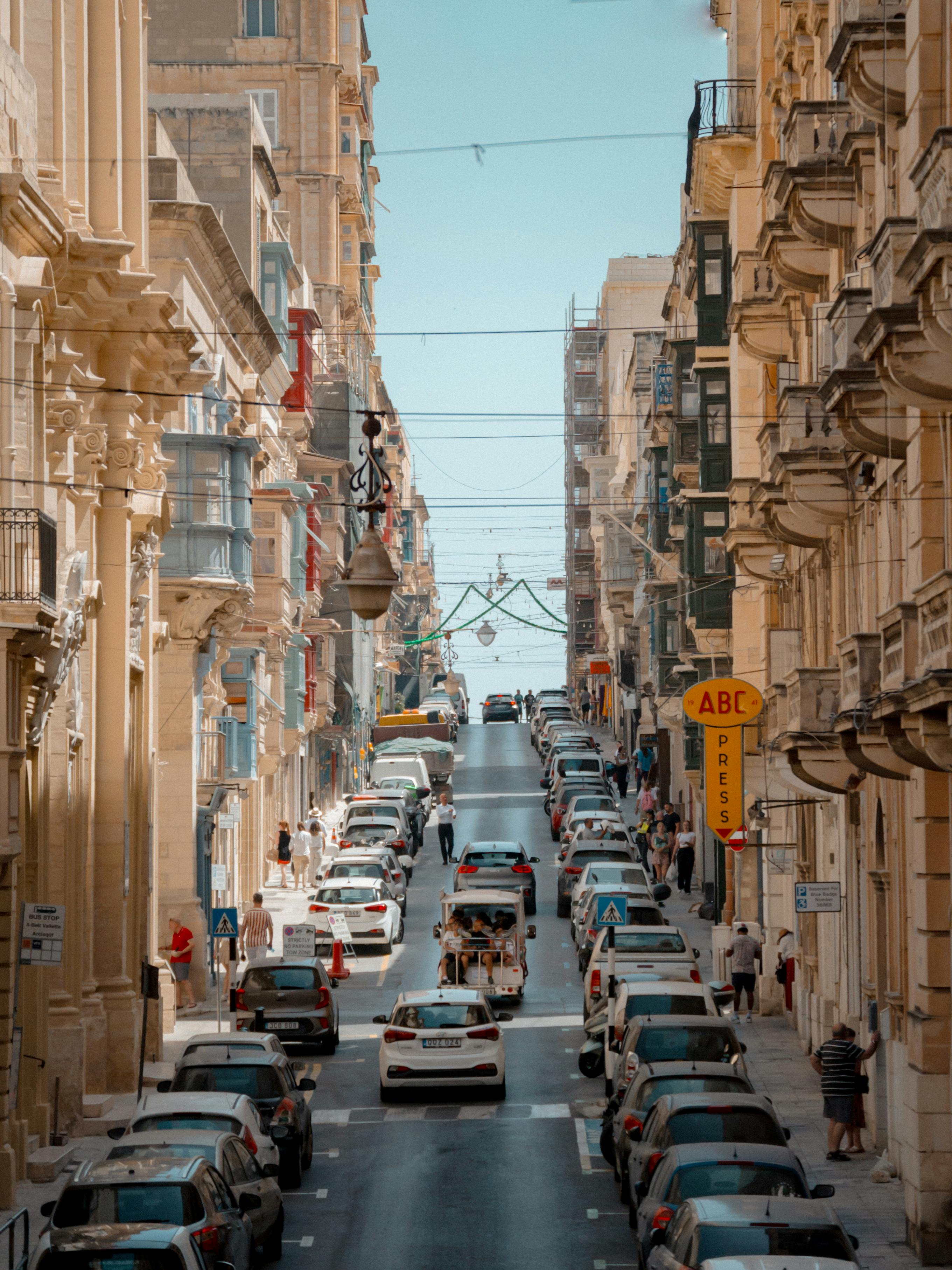 Gratis Strade Della Valletta Foto a disposizione