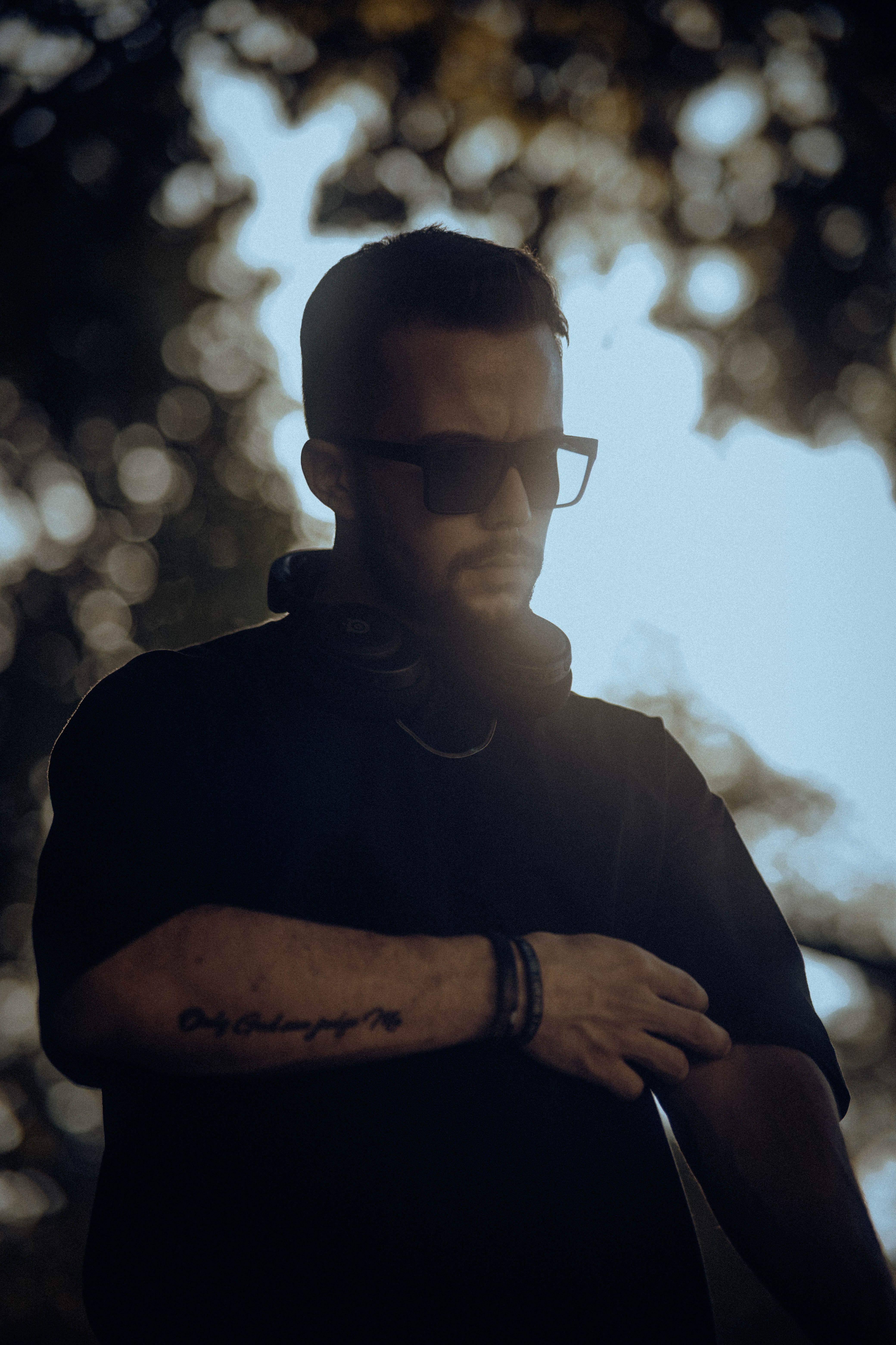 Portrait of Man with Sunglasses in a Forest · Free Stock Photo