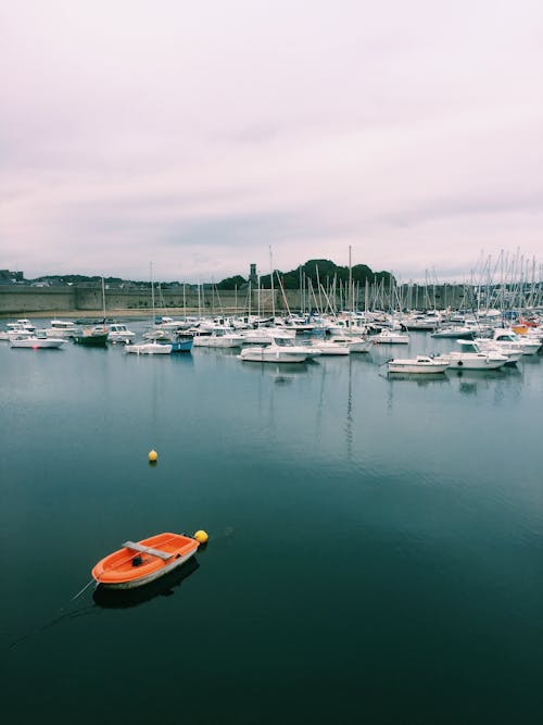 White Boats on the Sea