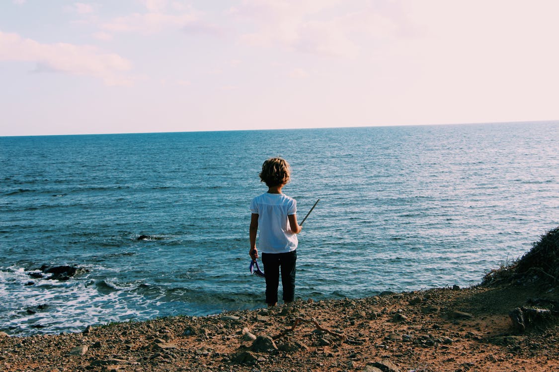 Child on Shoreline