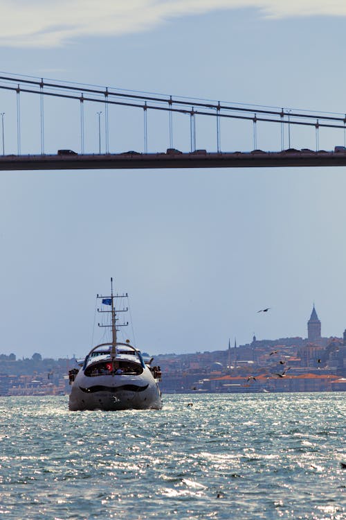 Darmowe zdjęcie z galerii z łódź, morze, most