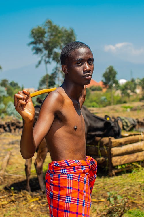 Δωρεάν στοκ φωτογραφιών με masai, αγροτικός, άνδρας